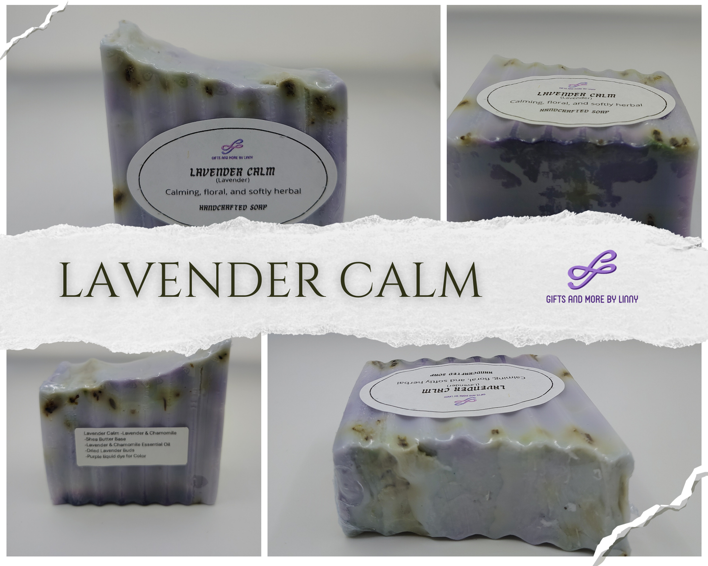Lavender Calm - Handcrafted Soap - Shea Butter