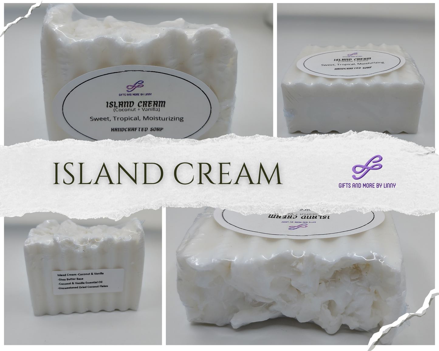 Island Cream - Handcrafted Soap - Shea Butter