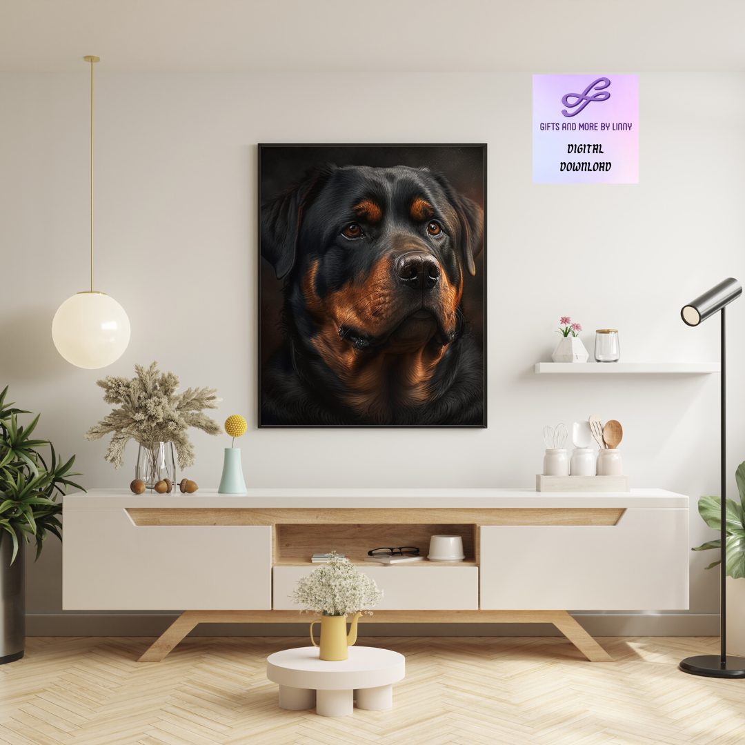 Roxy, Rottweiler Dog Digital Download