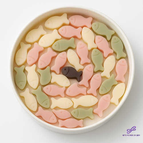 Whisker Warmth Fish-Shaped Soy Wax Melts 80g Container