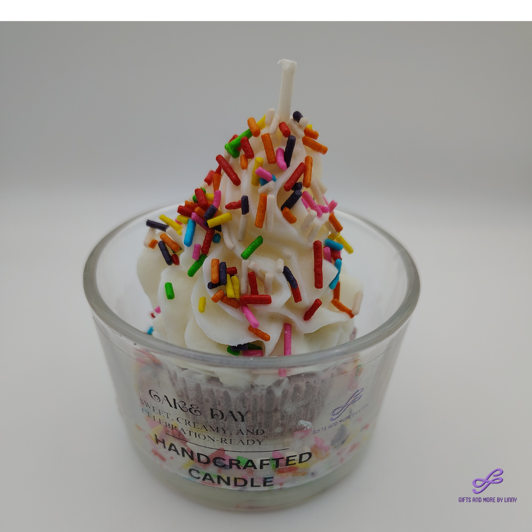 Cake Day Handcrafted Candle 4oz Jar