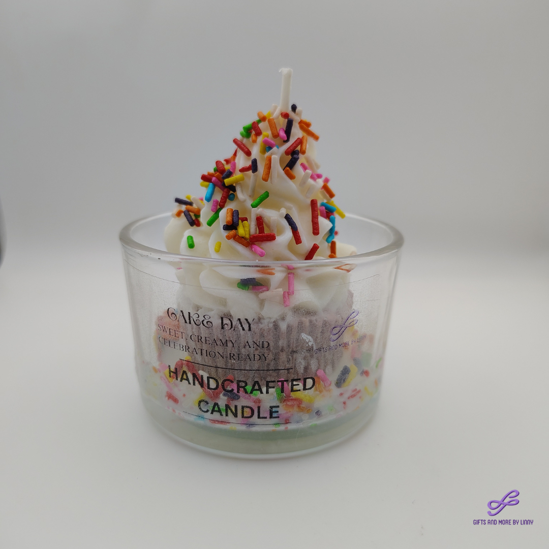 Cake Day Handcrafted Candle 4oz Jar