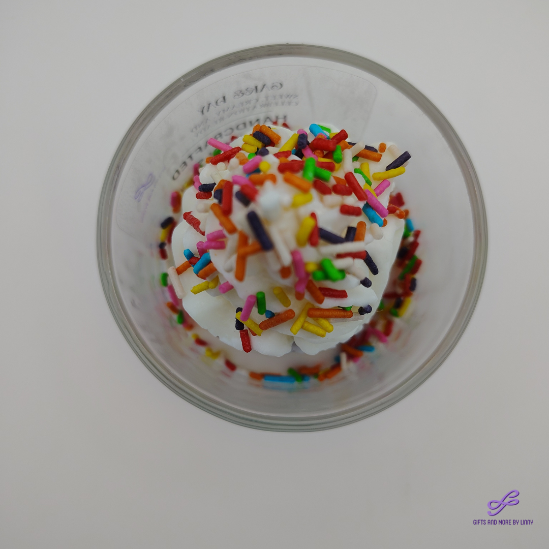 Cake Day Handcrafted Candle 4oz Jar