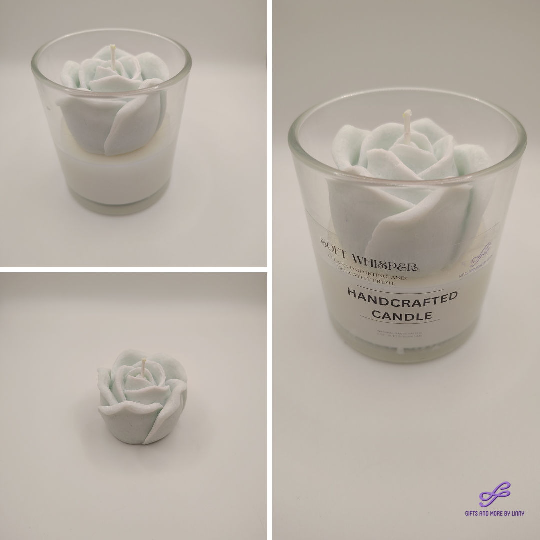 Timeless Rose Handcrafted Candle 8oz Jar