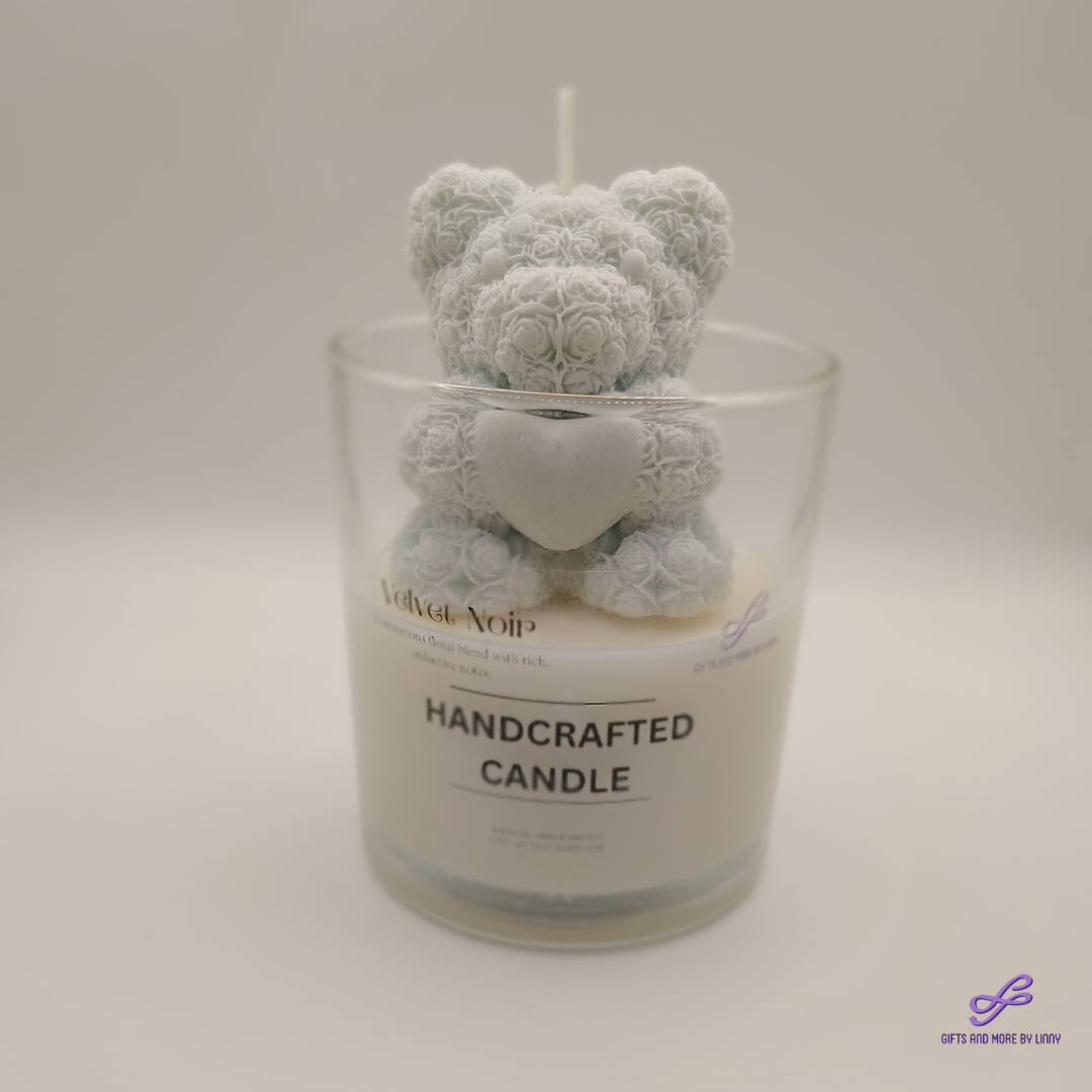 Bear Hugs & Love Handcrafted Candle 8oz Jar