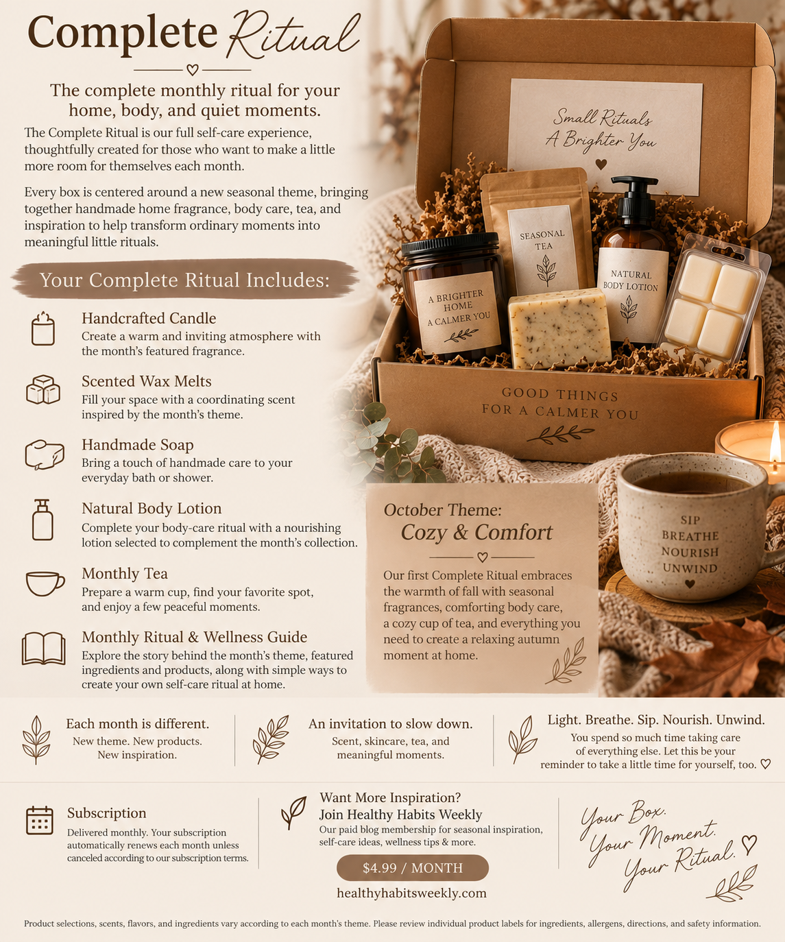 Complete Ritual โ Monthly Self-Care Subscription