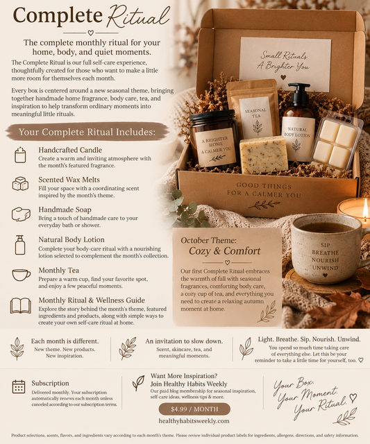 Complete Ritual β Monthly Self-Care Subscription