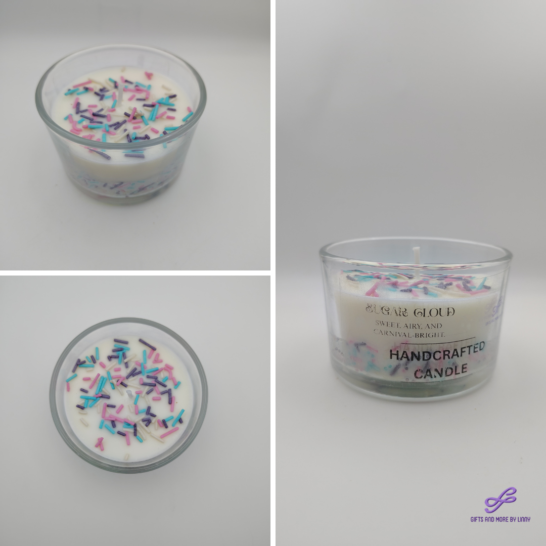 Sugar Cloud Handcrafted Candle 4oz Jar