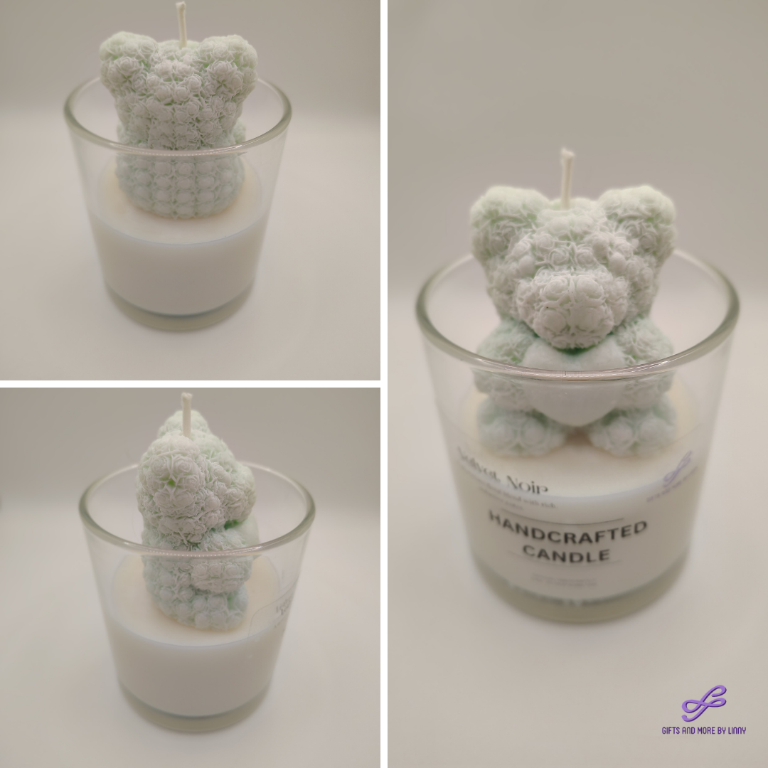 Bear Hugs & Love Handcrafted Candle 8oz Jar
