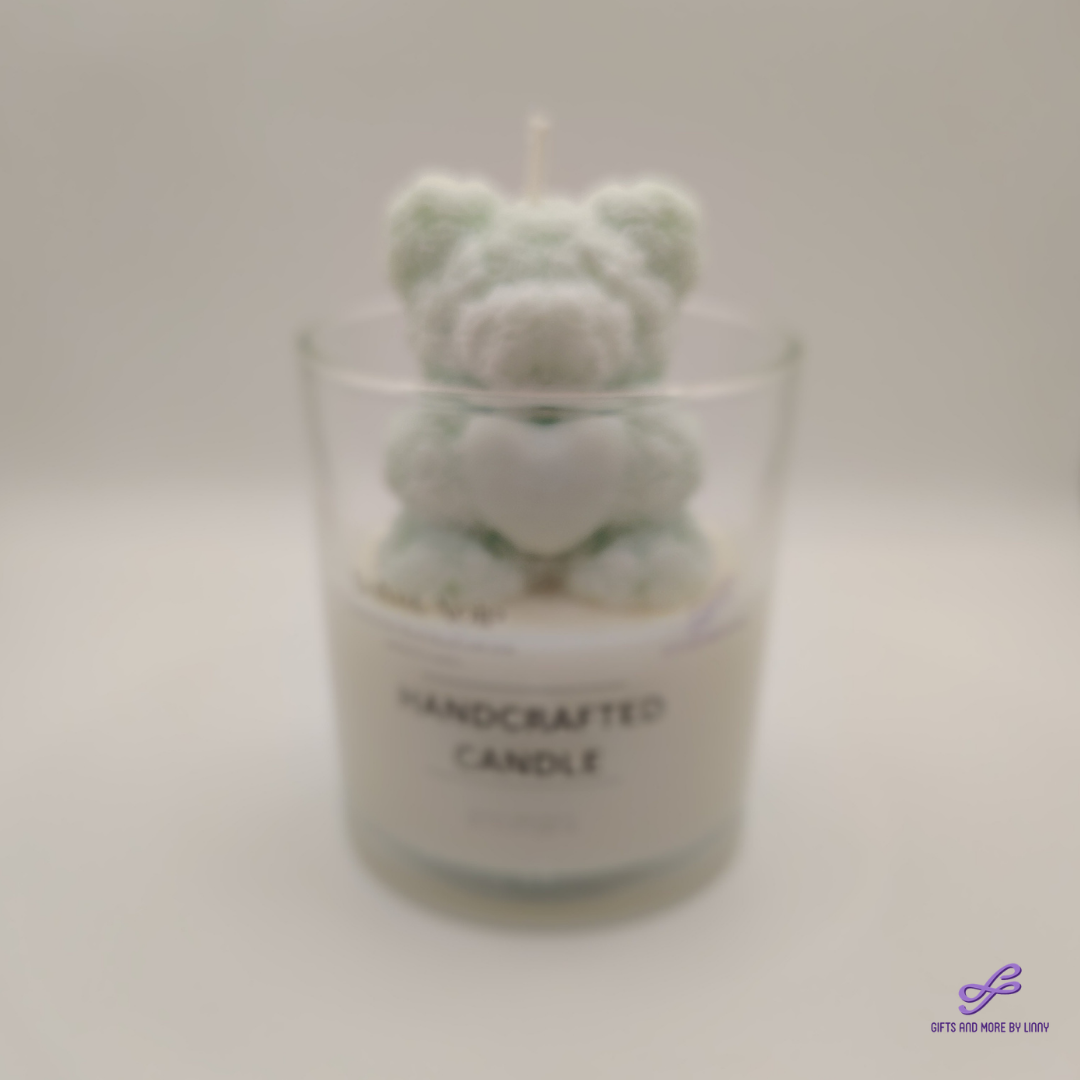 Bear Hugs & Love Handcrafted Candle 8oz Jar