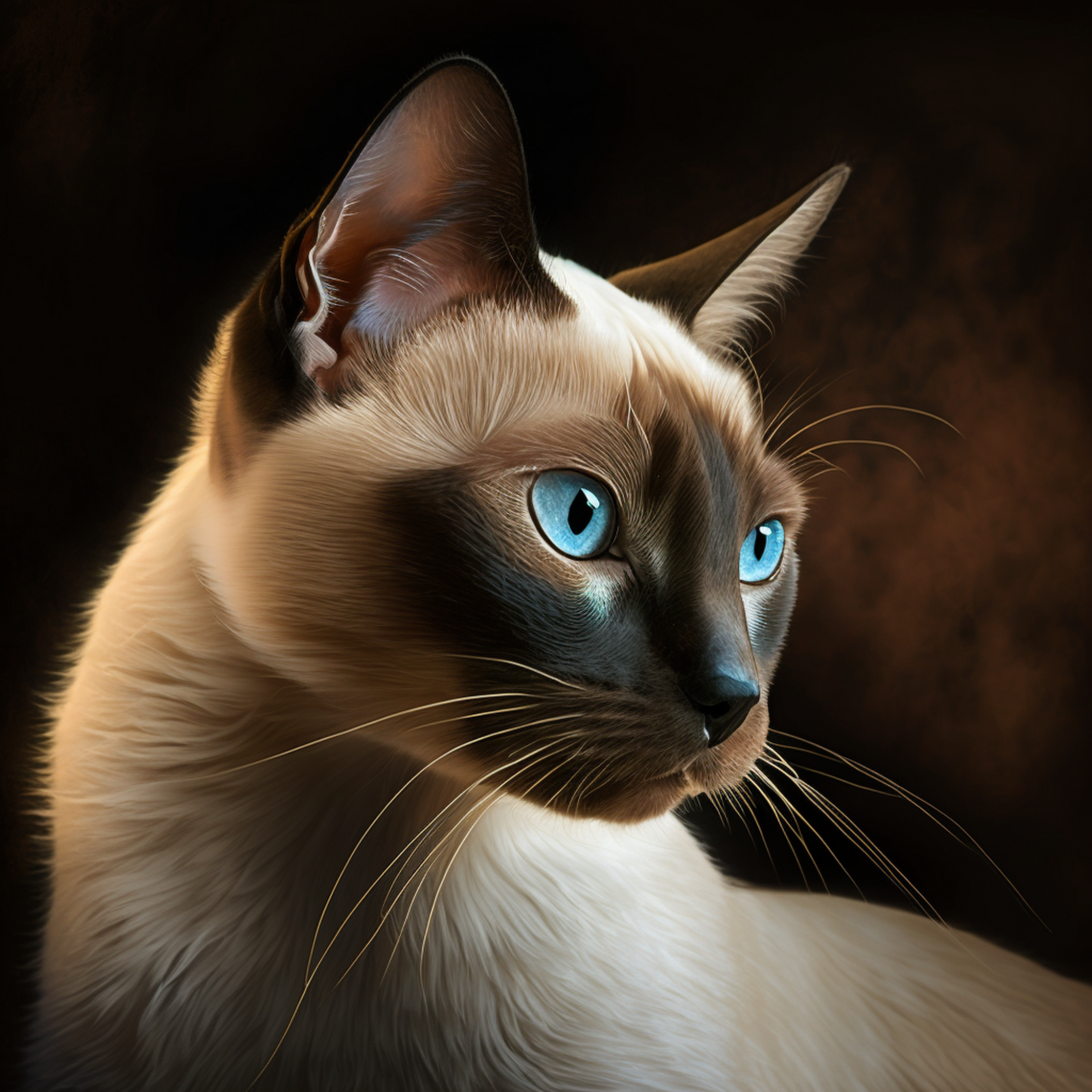 Milo, Siamese Cat Digital Download