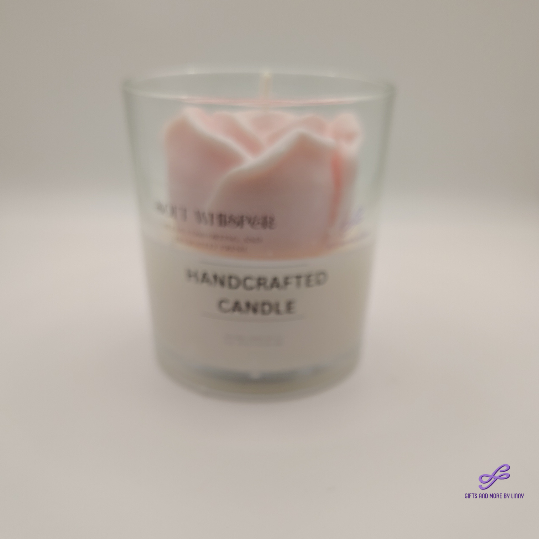 Timeless Rose Handcrafted Candle 8oz Jar