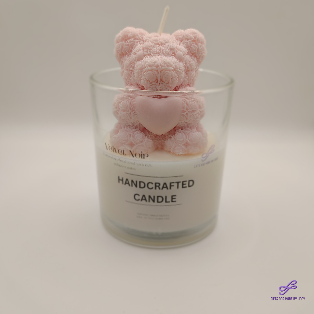 Bear Hugs & Love Handcrafted Candle 8oz Jar