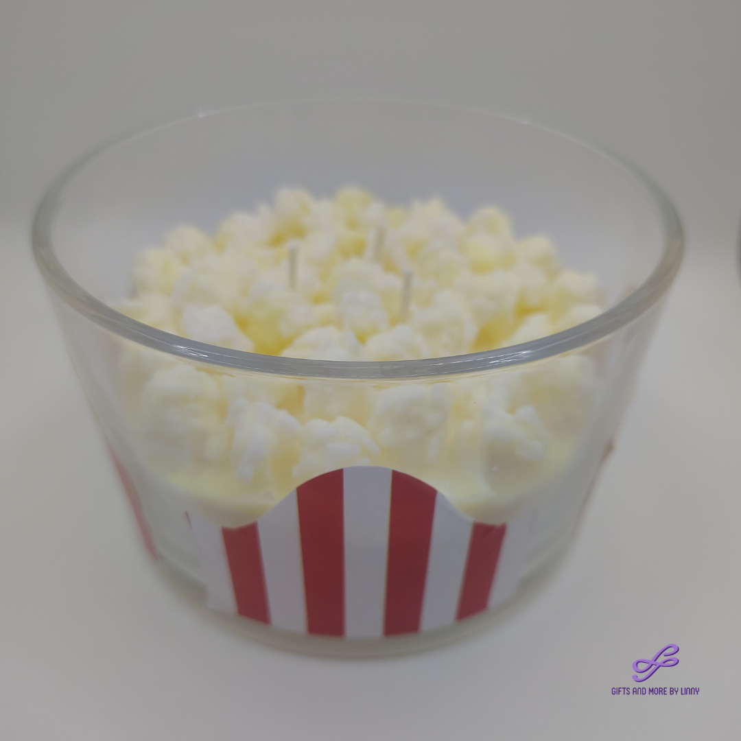 Movie Night Handcrafted Candle 24oz Jar