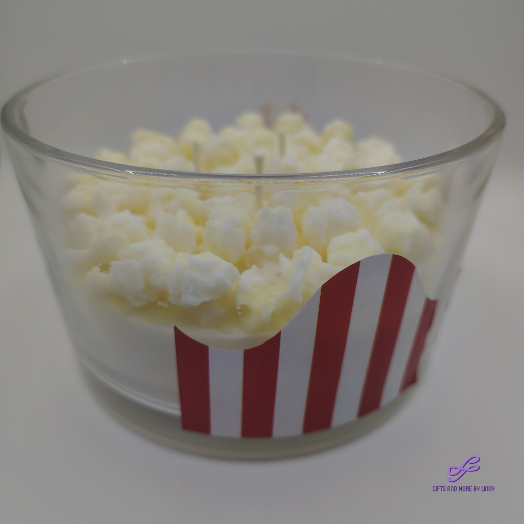 Movie Night Handcrafted Candle 24oz Jar