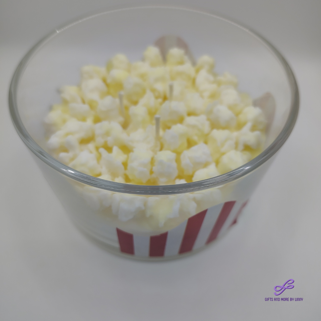 Movie Night Handcrafted Candle 24oz Jar