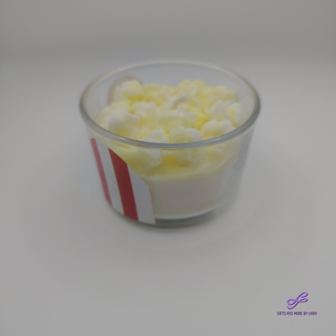 Movie Night Handcrafted Candle 4oz Jar