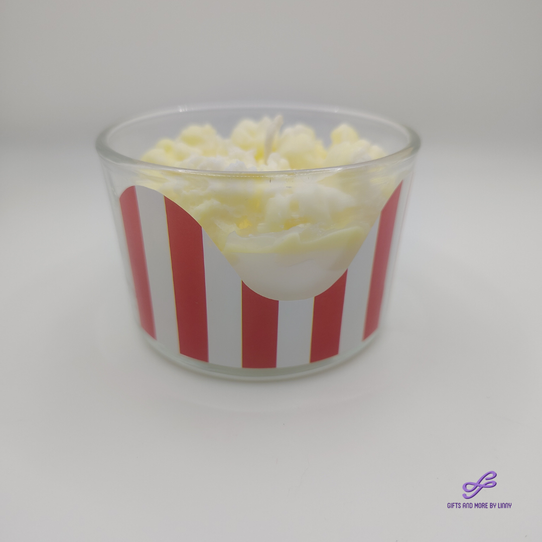 Movie Night Handcrafted Candle 4oz Jar