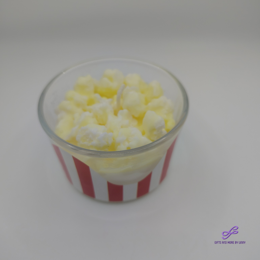 Movie Night Handcrafted Candle 4oz Jar