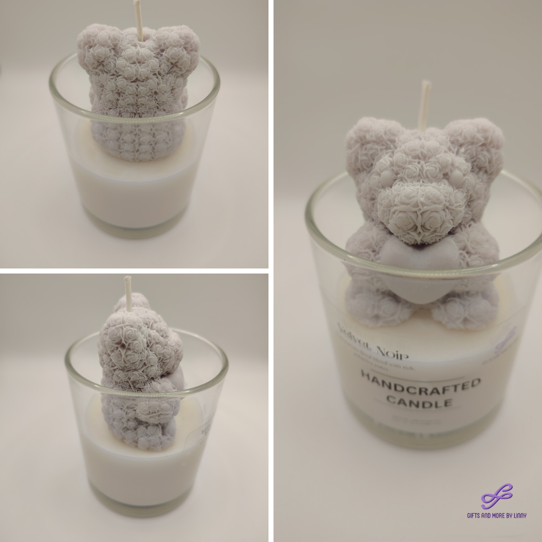 Bear Hugs & Love Handcrafted Candle 8oz Jar