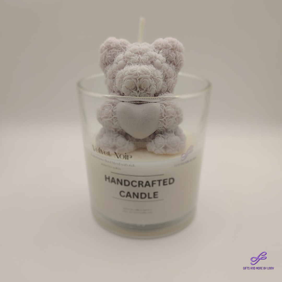 Bear Hugs & Love Handcrafted Candle 8oz Jar