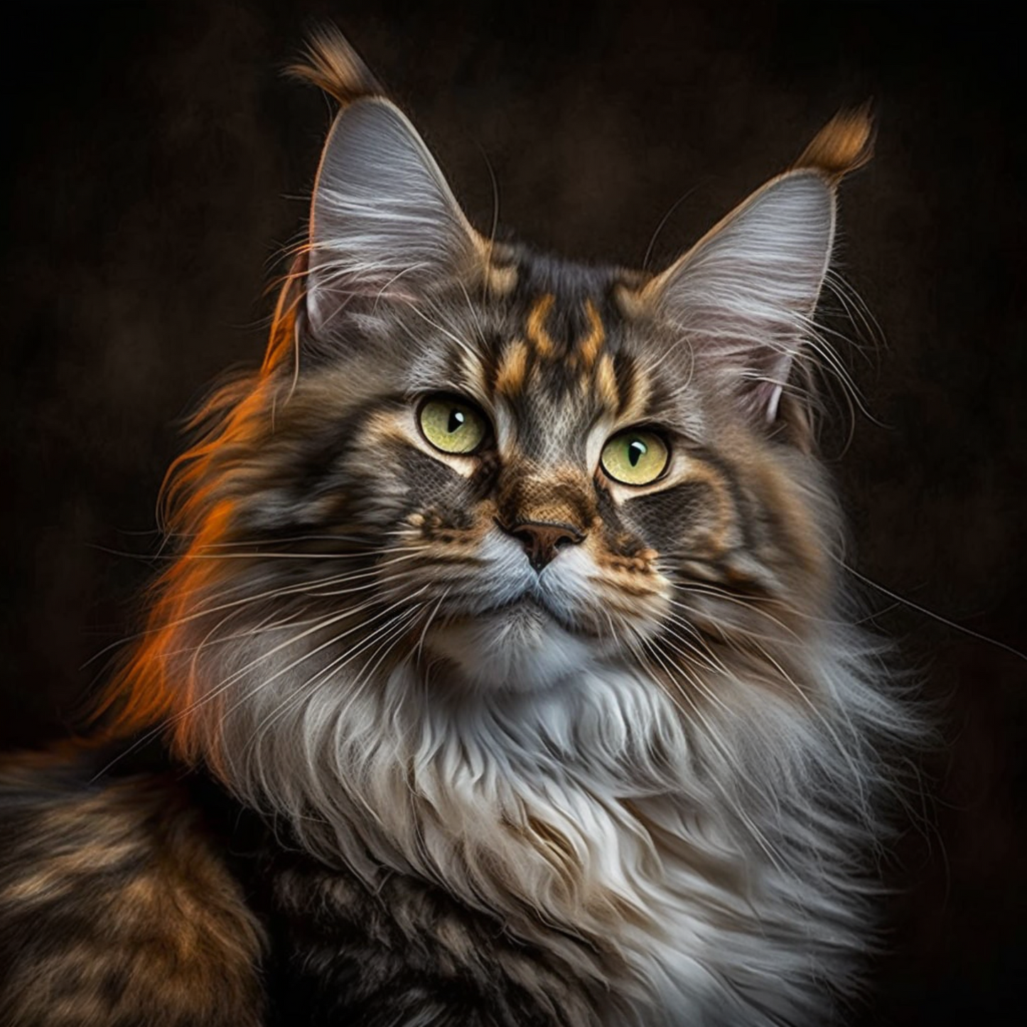 Shadow, Maine Coon Cat Digital Download