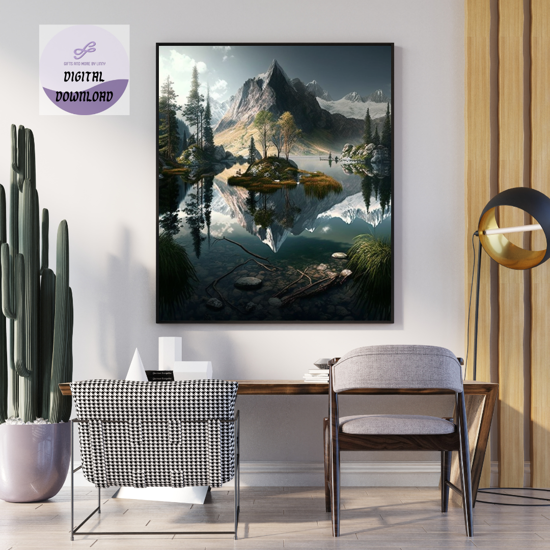 Snow-Capped Peaks Digital Download