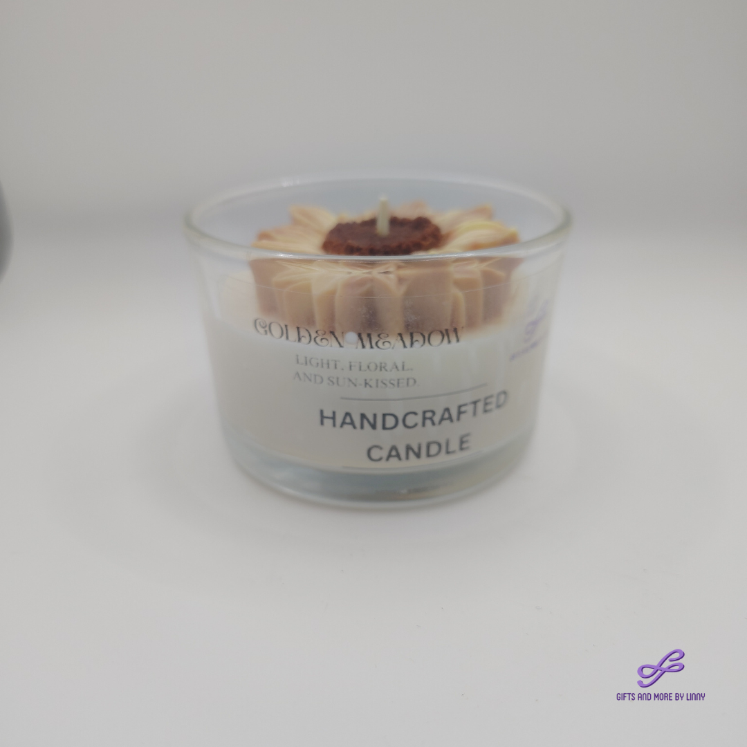 Sunny Bloom Handcrafted Candle 4oz Jar