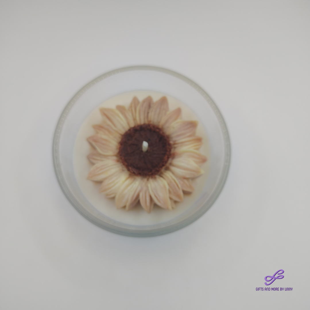 Sunny Bloom Handcrafted Candle 4oz Jar