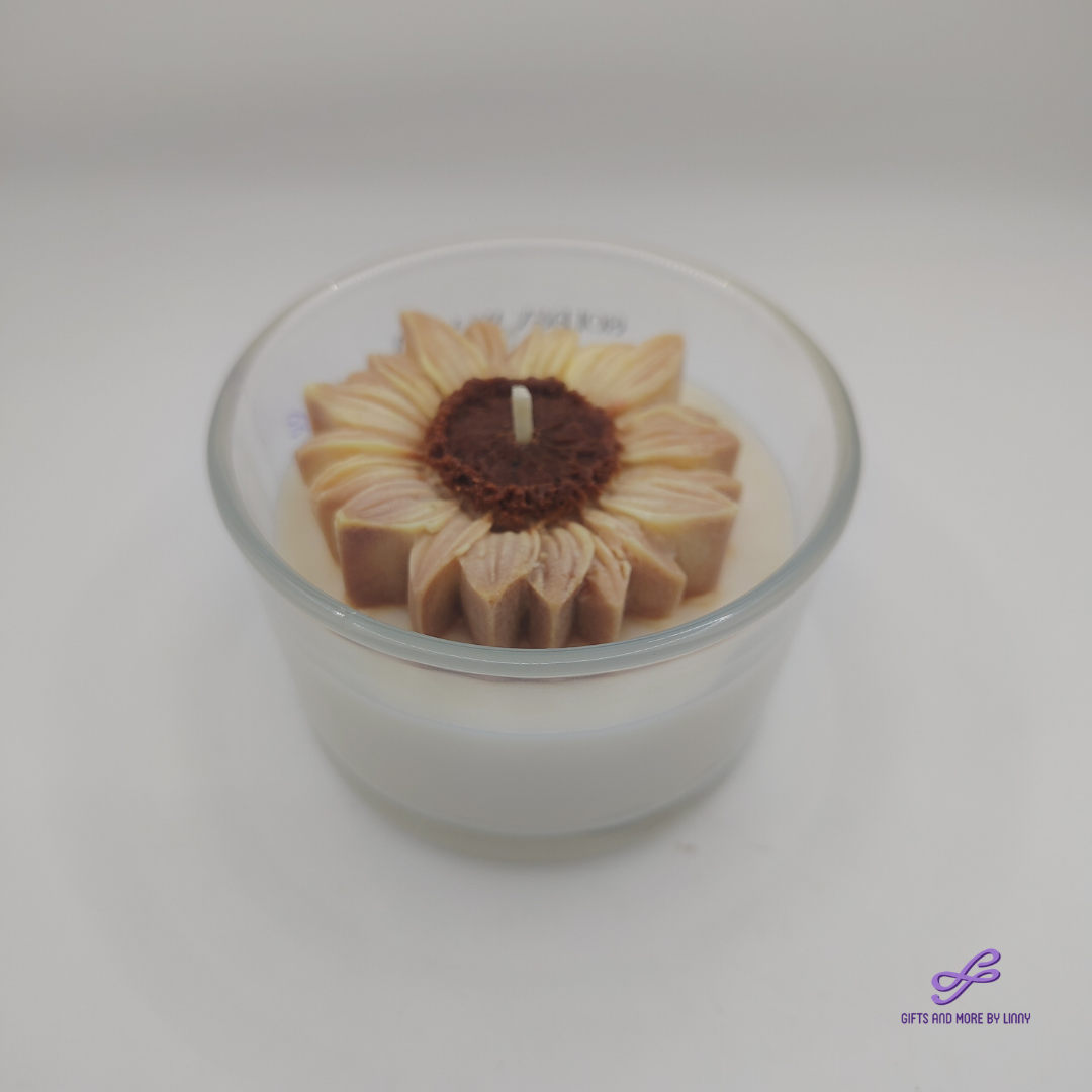 Sunny Bloom Handcrafted Candle 4oz Jar
