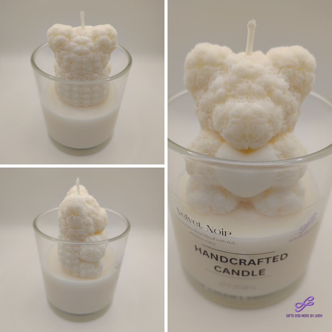 Bear Hugs & Love Handcrafted Candle 8oz Jar