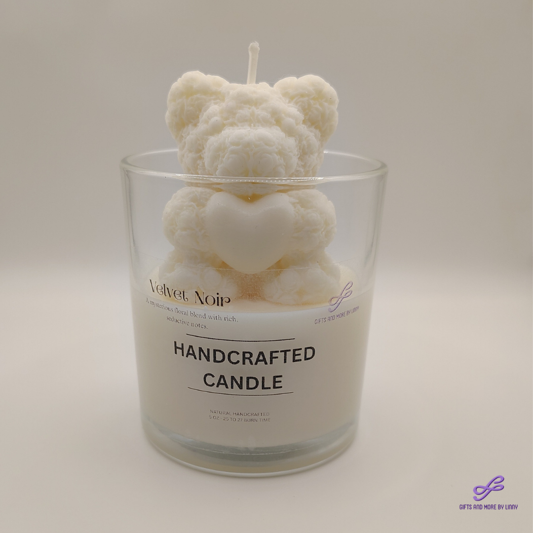 Bear Hugs & Love Handcrafted Candle 8oz Jar