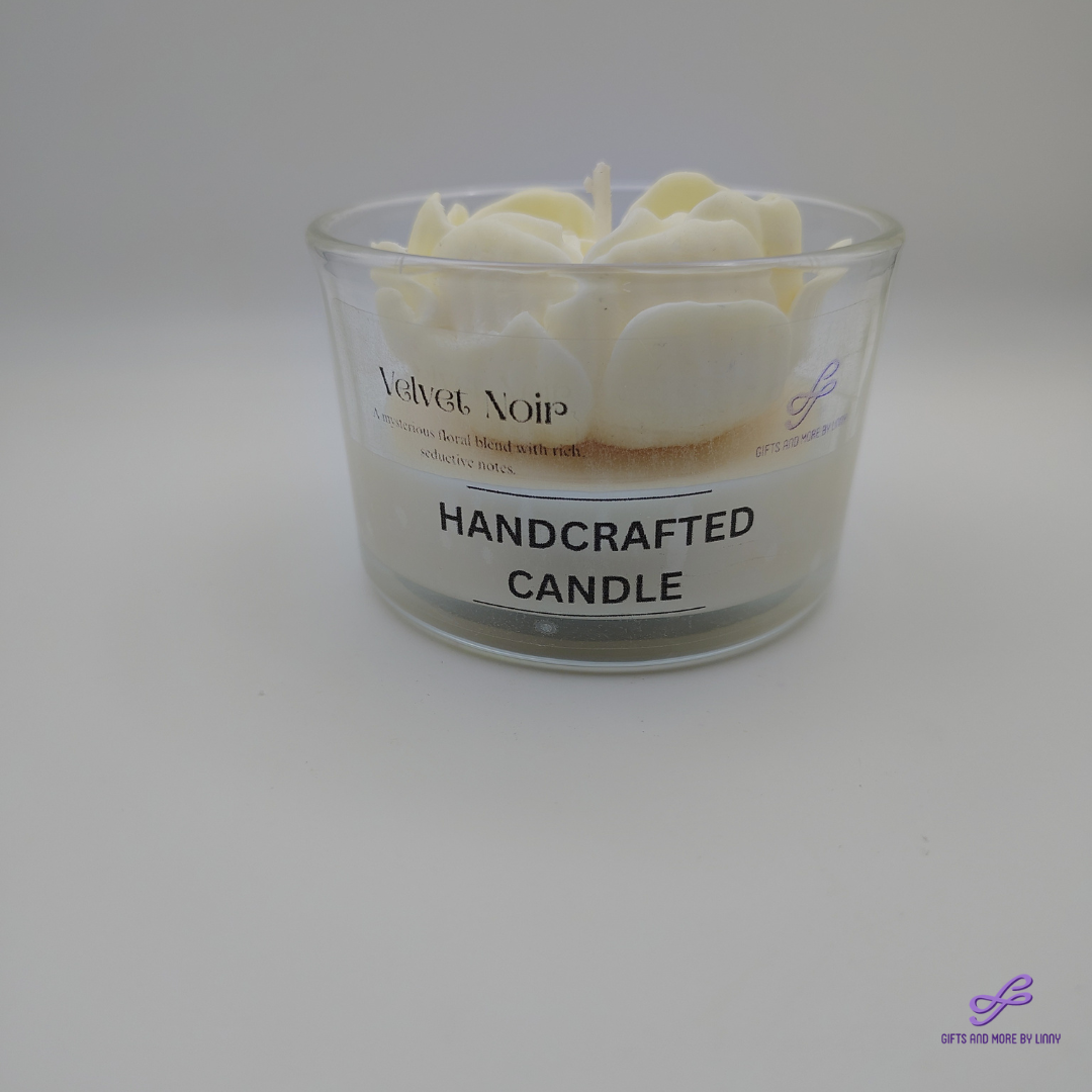 Rose Heart Glow Handcrafted Candle 4oz Jar