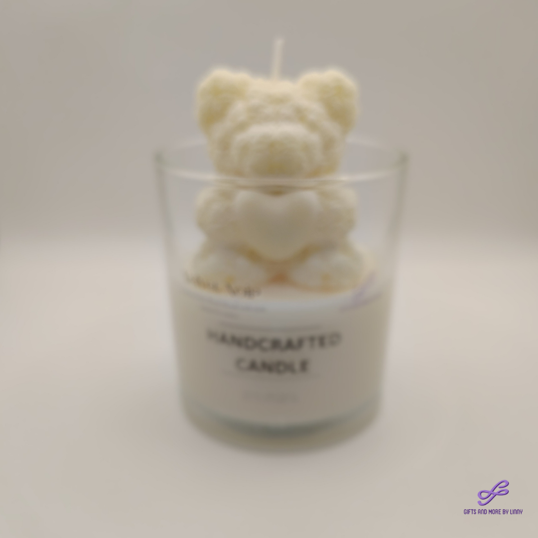 Bear Hugs & Love Handcrafted Candle 8oz Jar
