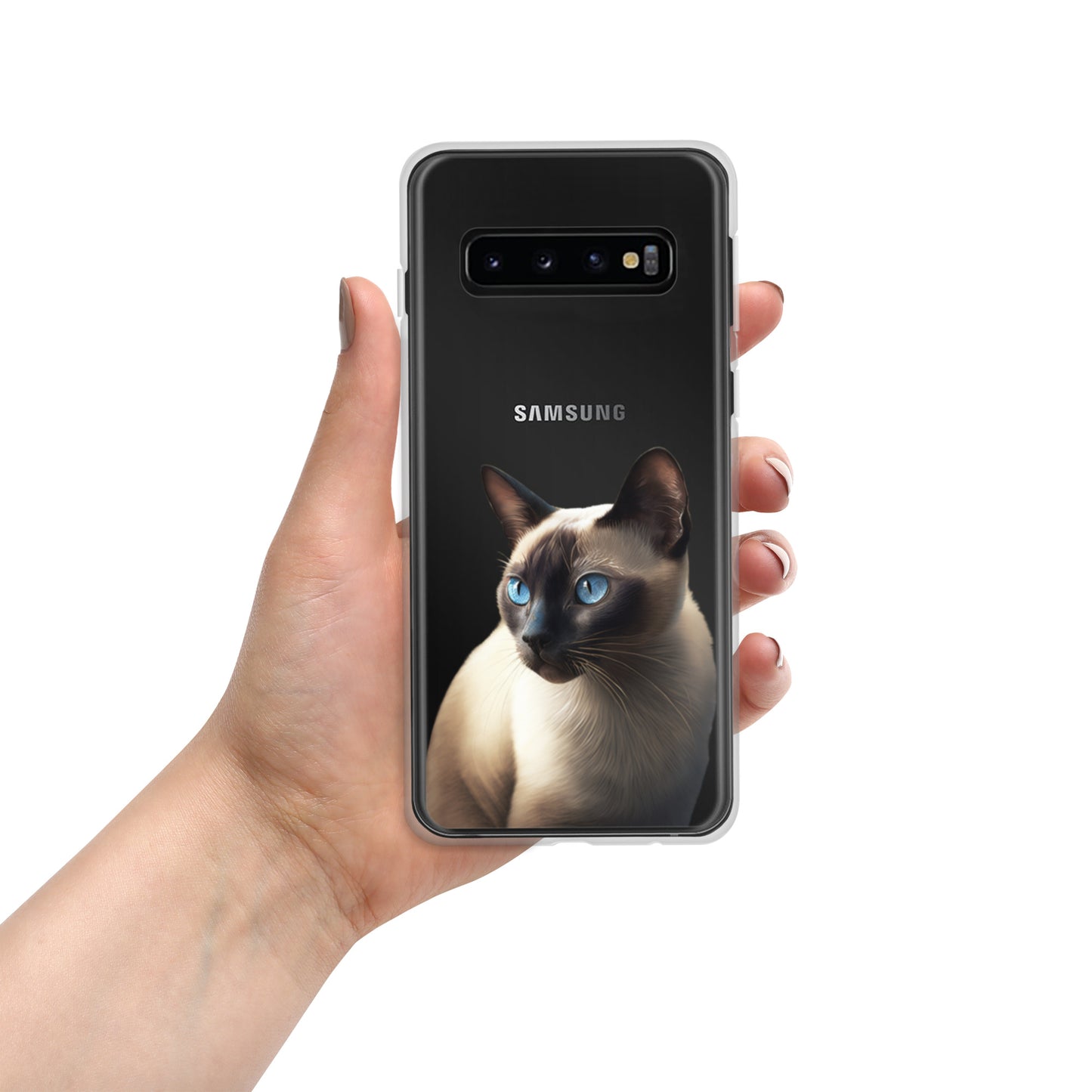 Ginger, Siamese Cat Clear Case for Samsung®