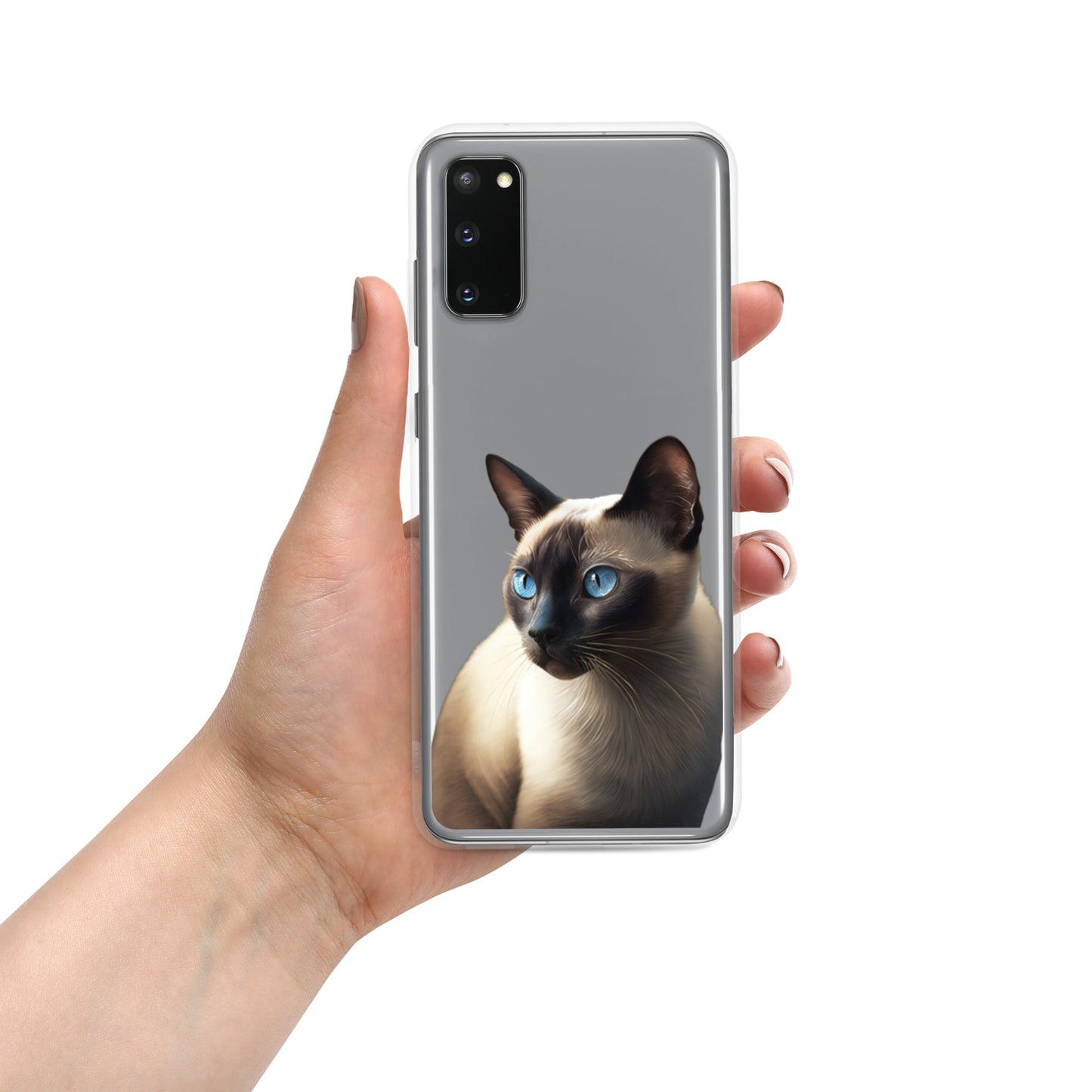 Ginger, Siamese Cat Clear Case for Samsung®