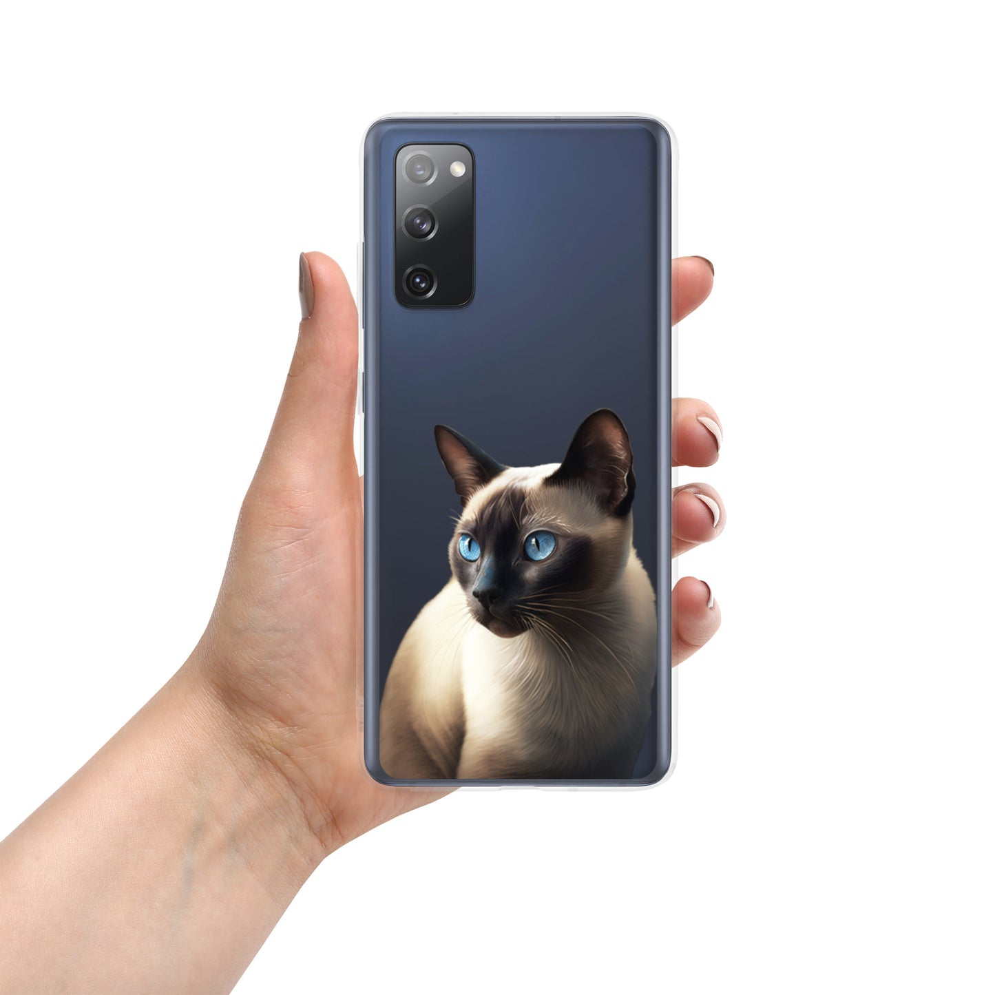 Ginger, Siamese Cat Clear Case for Samsung®