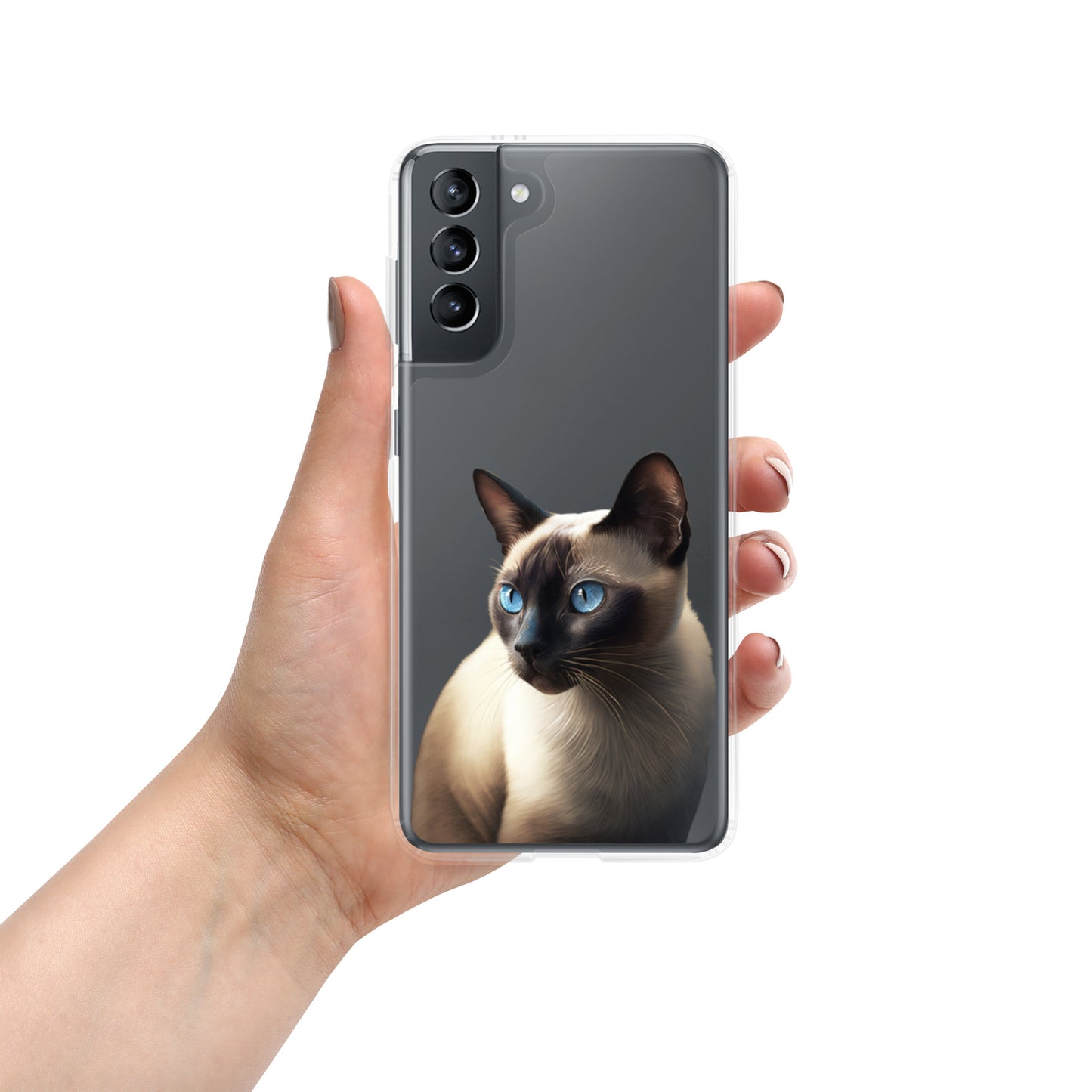 Ginger, Siamese Cat Clear Case for Samsung®