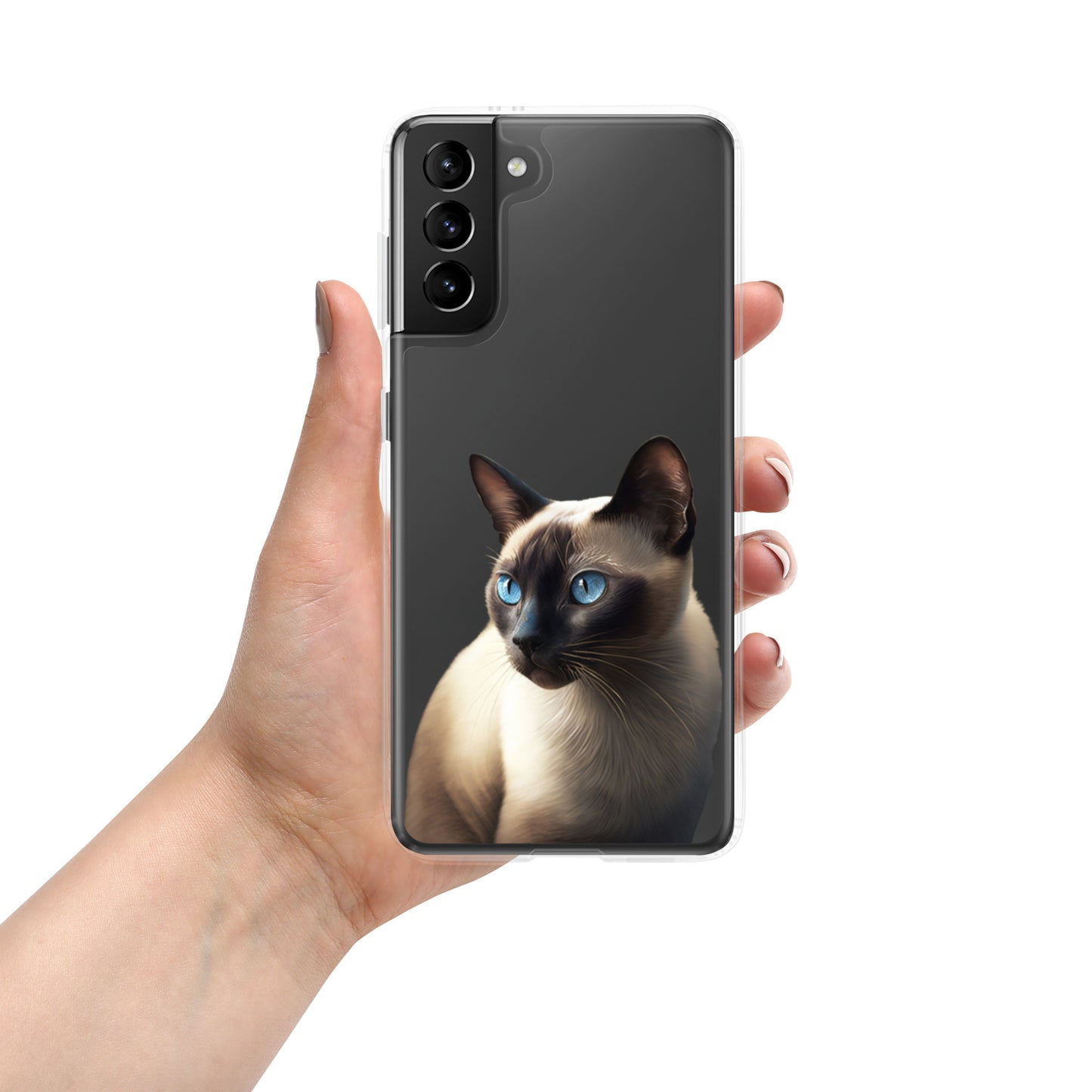 Ginger, Siamese Cat Clear Case for Samsung®