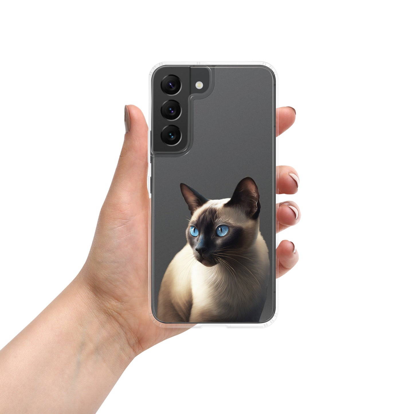 Ginger, Siamese Cat Clear Case for Samsung®