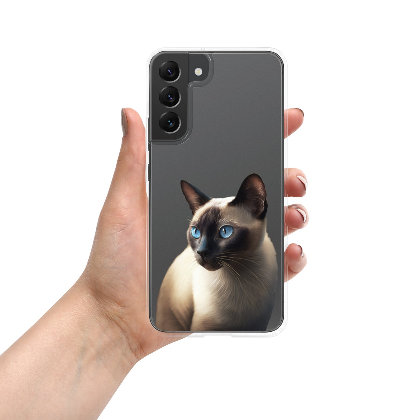 Ginger, Siamese Cat Clear Case for Samsung®