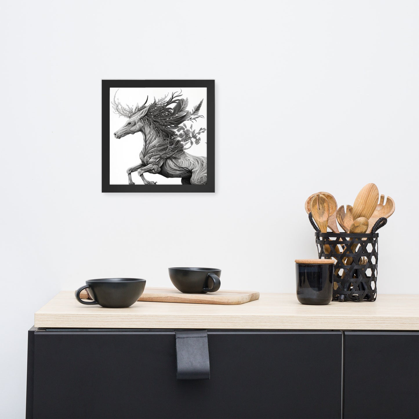 Seraphina Mystical Creature Framed poster