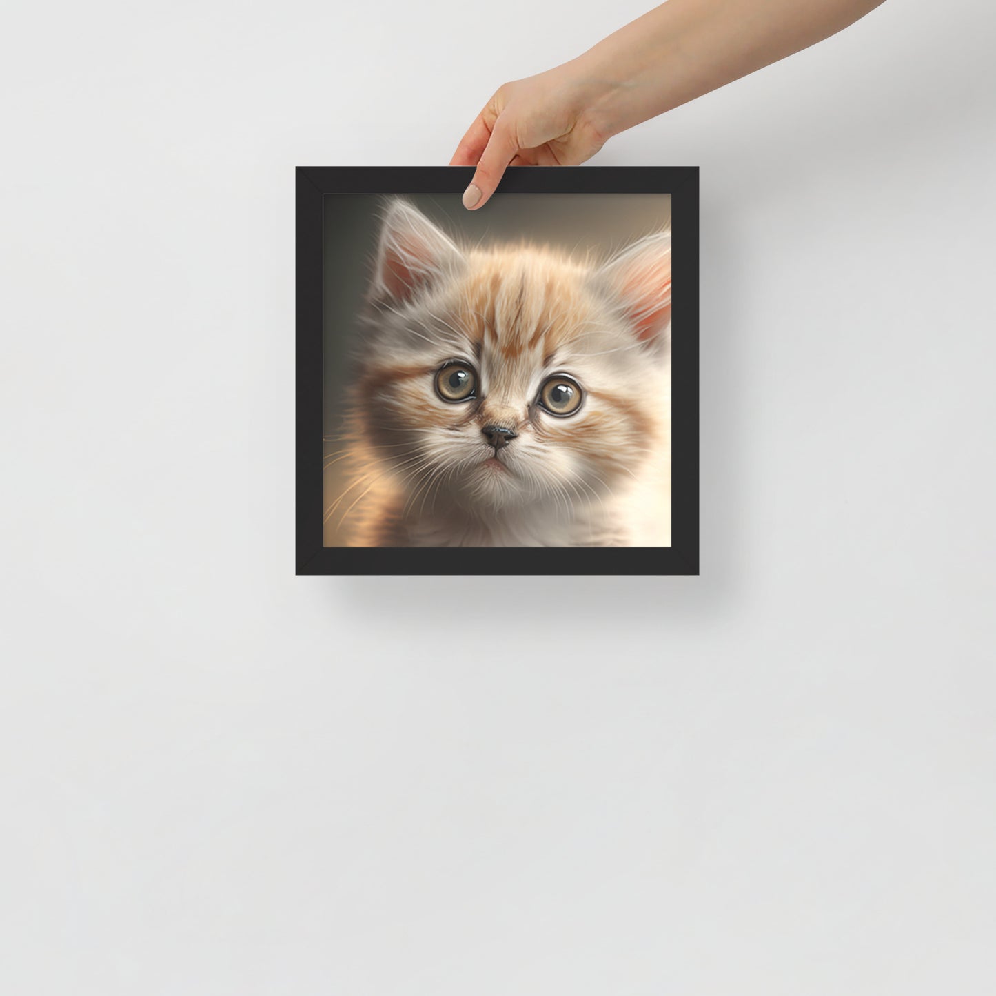 Cleo, Kitten Framed Poster