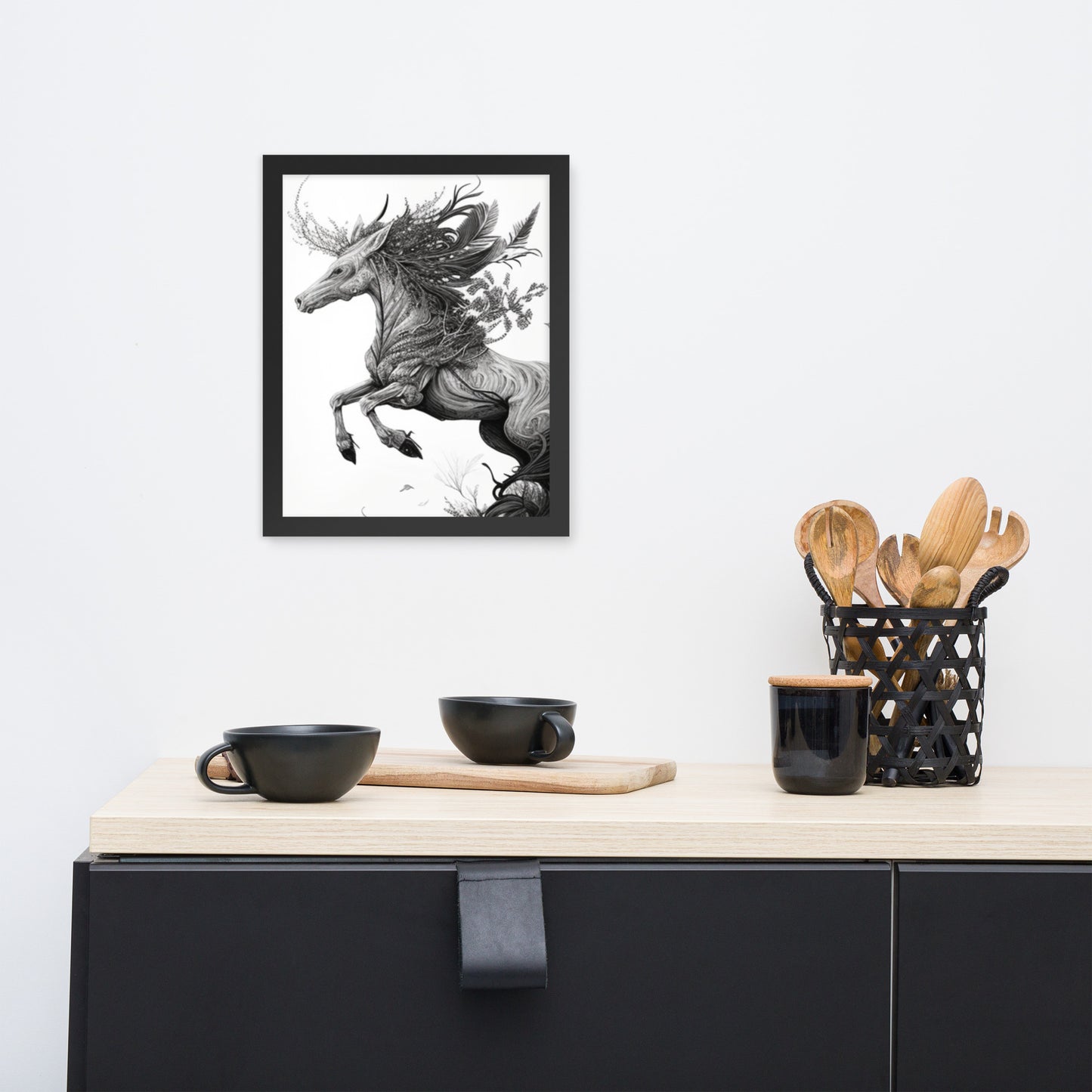 Seraphina Mystical Creature Framed poster