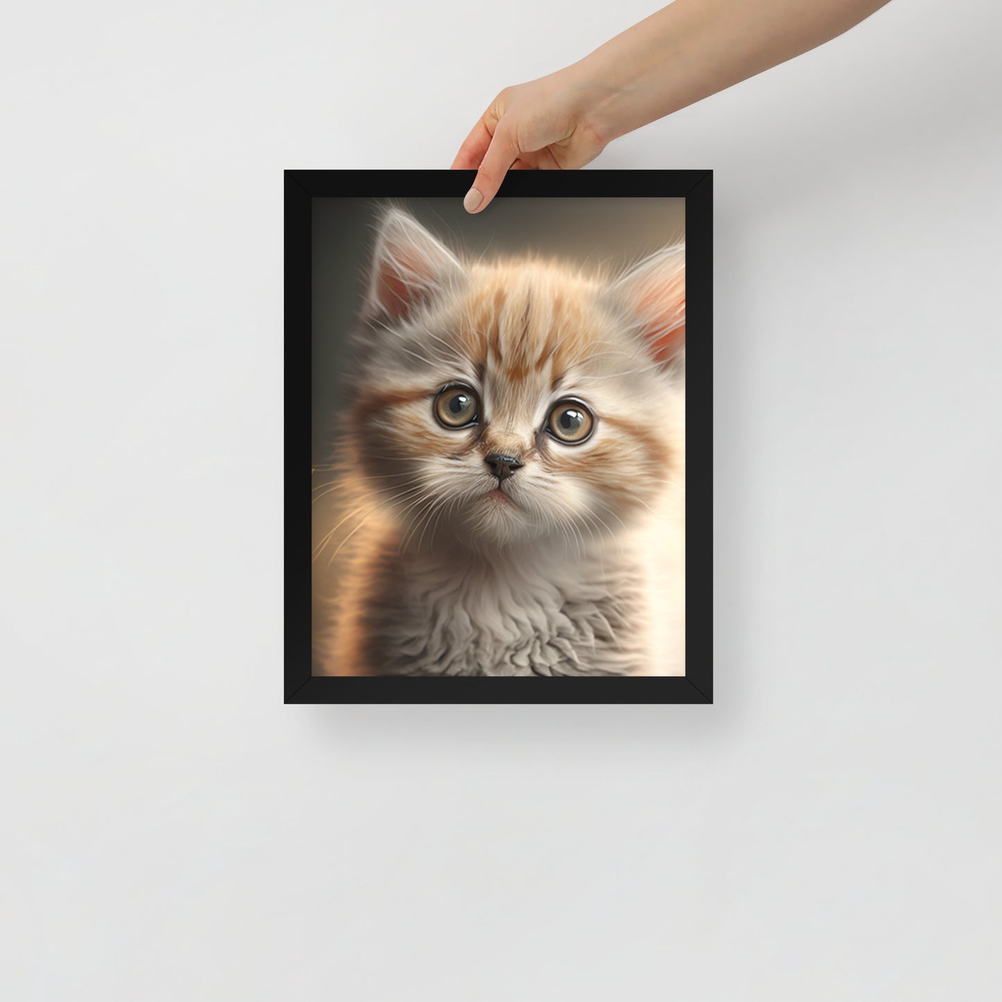 Cleo, Kitten Framed Poster