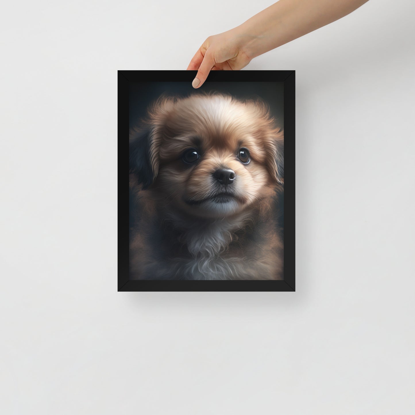 Sadie, Puppy Framed poster