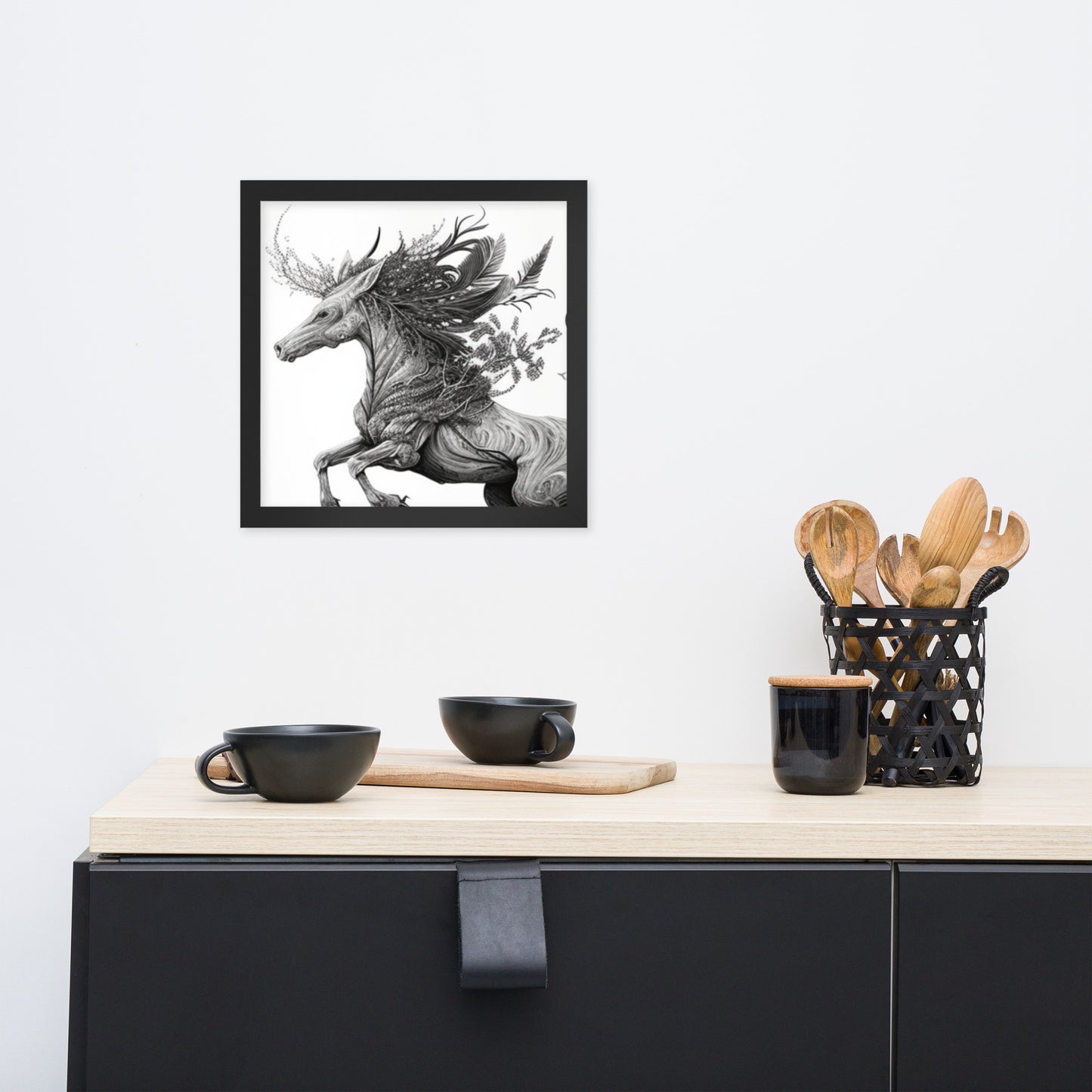 Seraphina Mystical Creature Framed poster