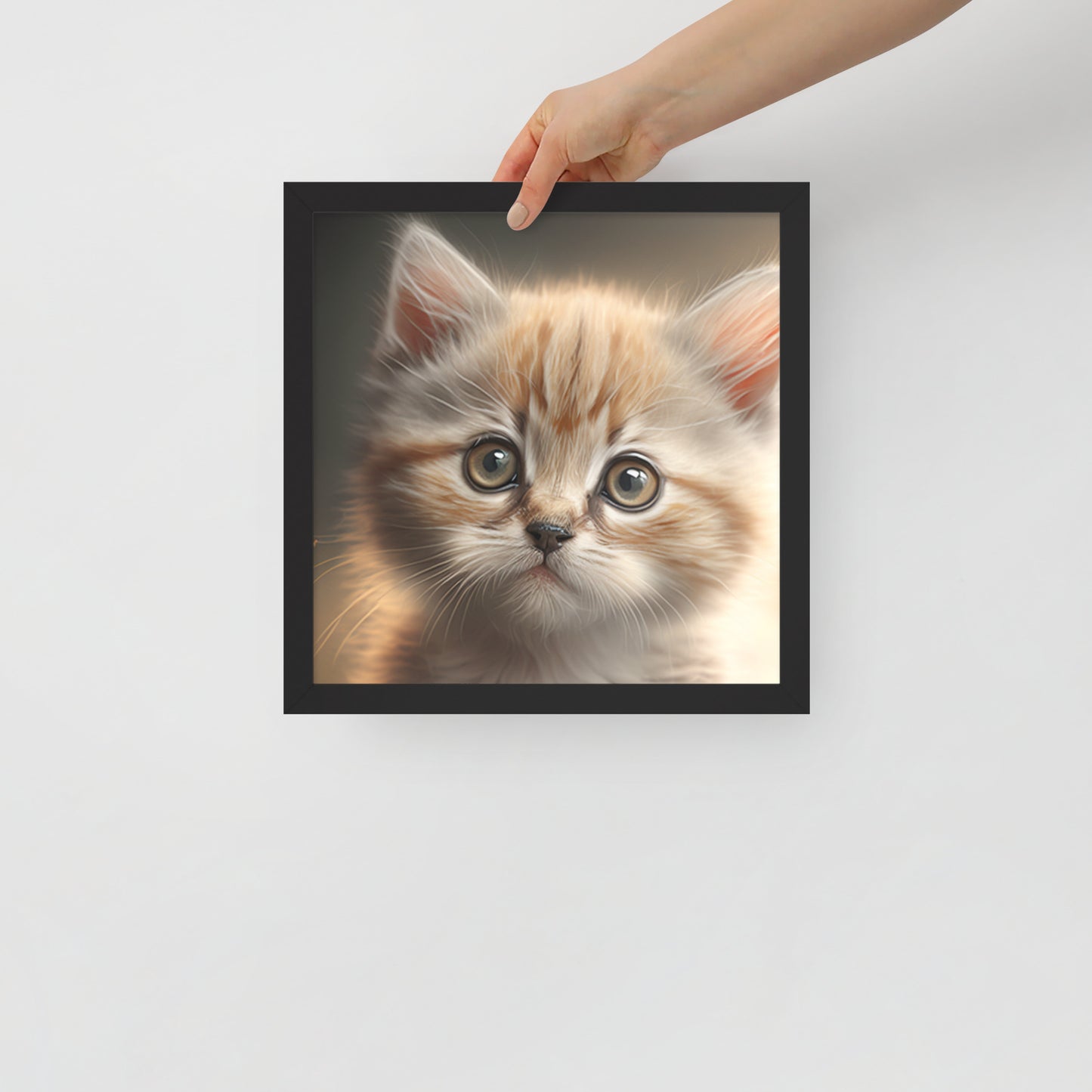 Cleo, Kitten Framed Poster