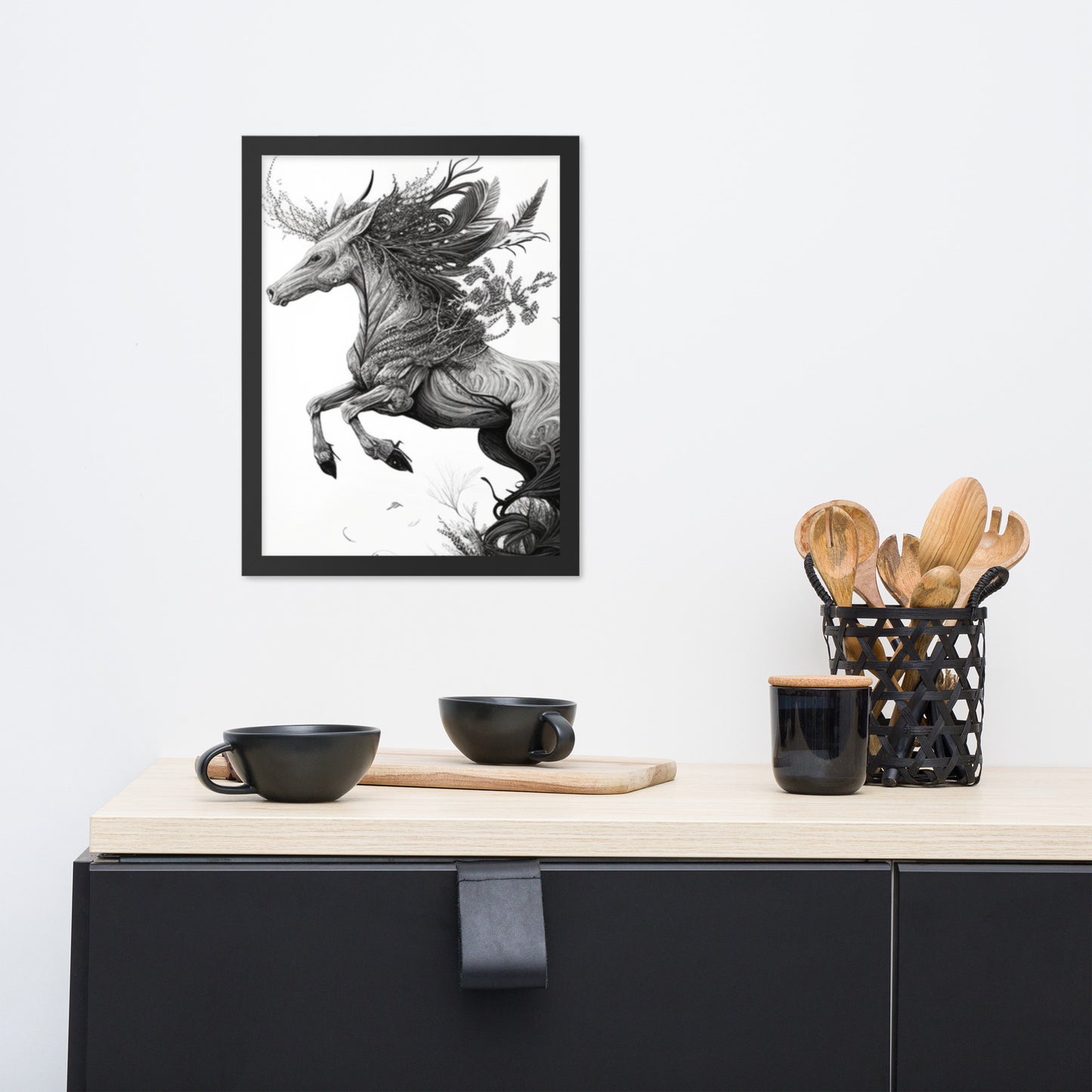 Seraphina Mystical Creature Framed poster