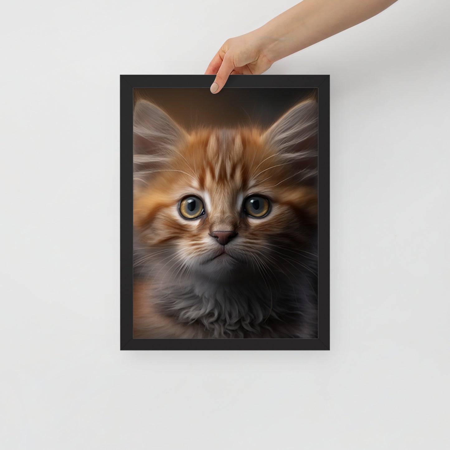 Luna, Kitten Framed poster